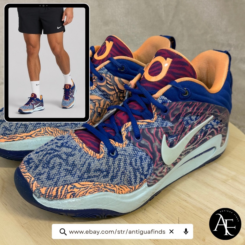 Nike KD 15 Psych Basketball Shoes Deep Royal Blue‎ DC1975-400 Mens Size 8